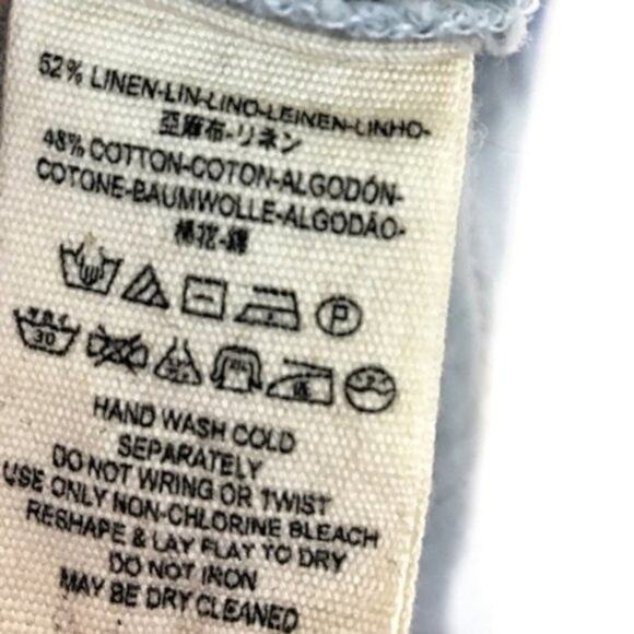 We The Free Crop Top Free People Oversized Stary Night Long Sleeve SZ M - Picture 8 of 8